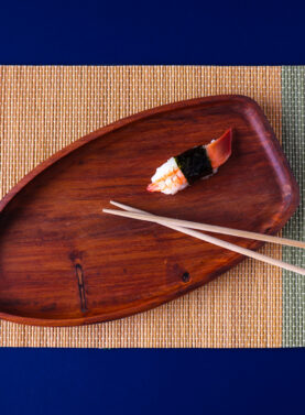Wooden Sushi Boat Tray